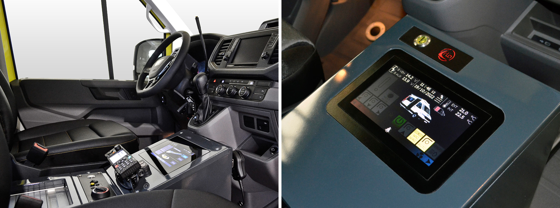 Touch Screen 7” Driver Cabin