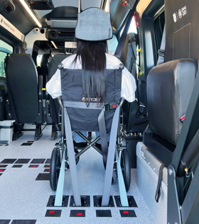 iWAV Integrated Wheelchair Anchorage System