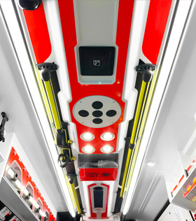 Direct LED lighting and adjustable spotlights